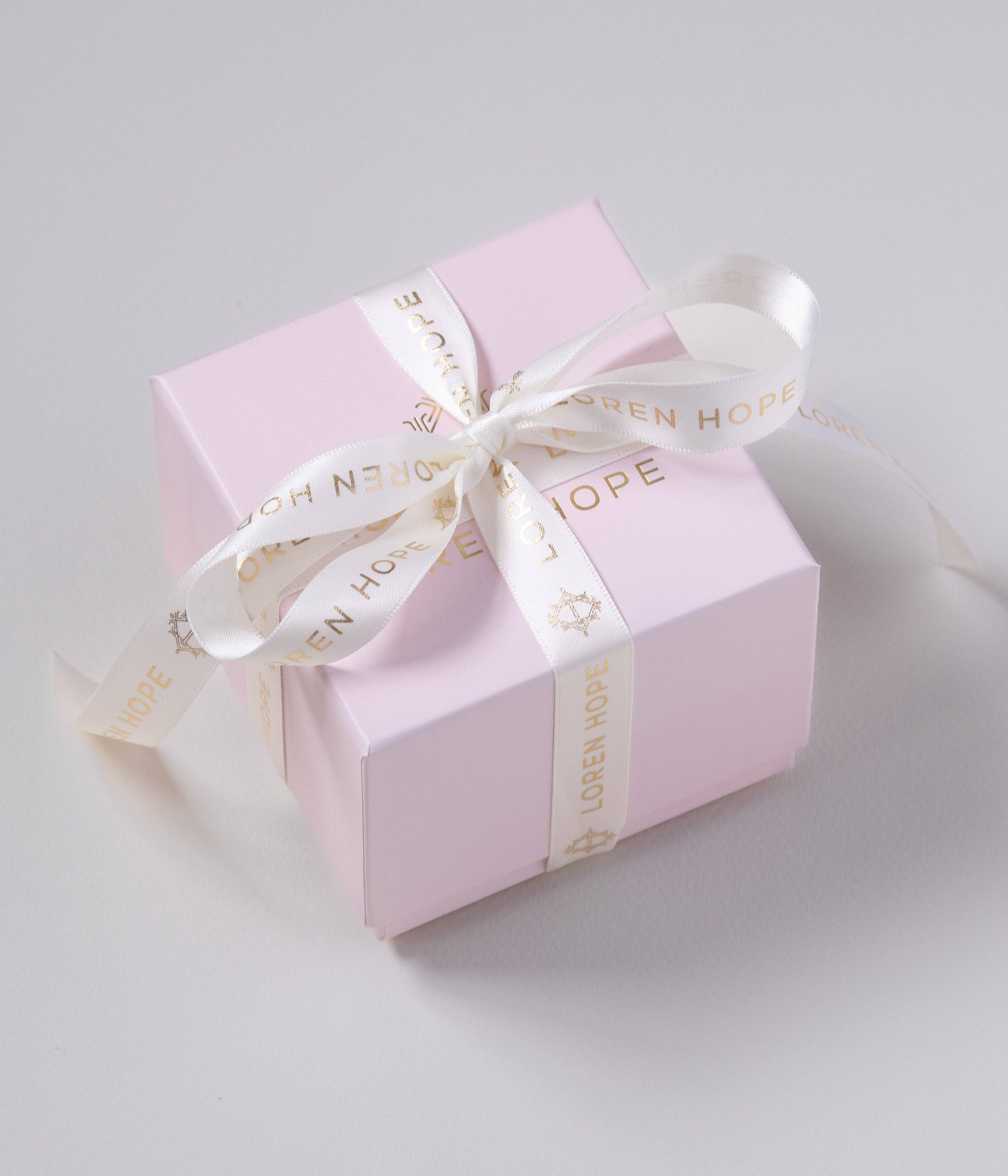 Small Round Pink Opaline Glass Box: Pink