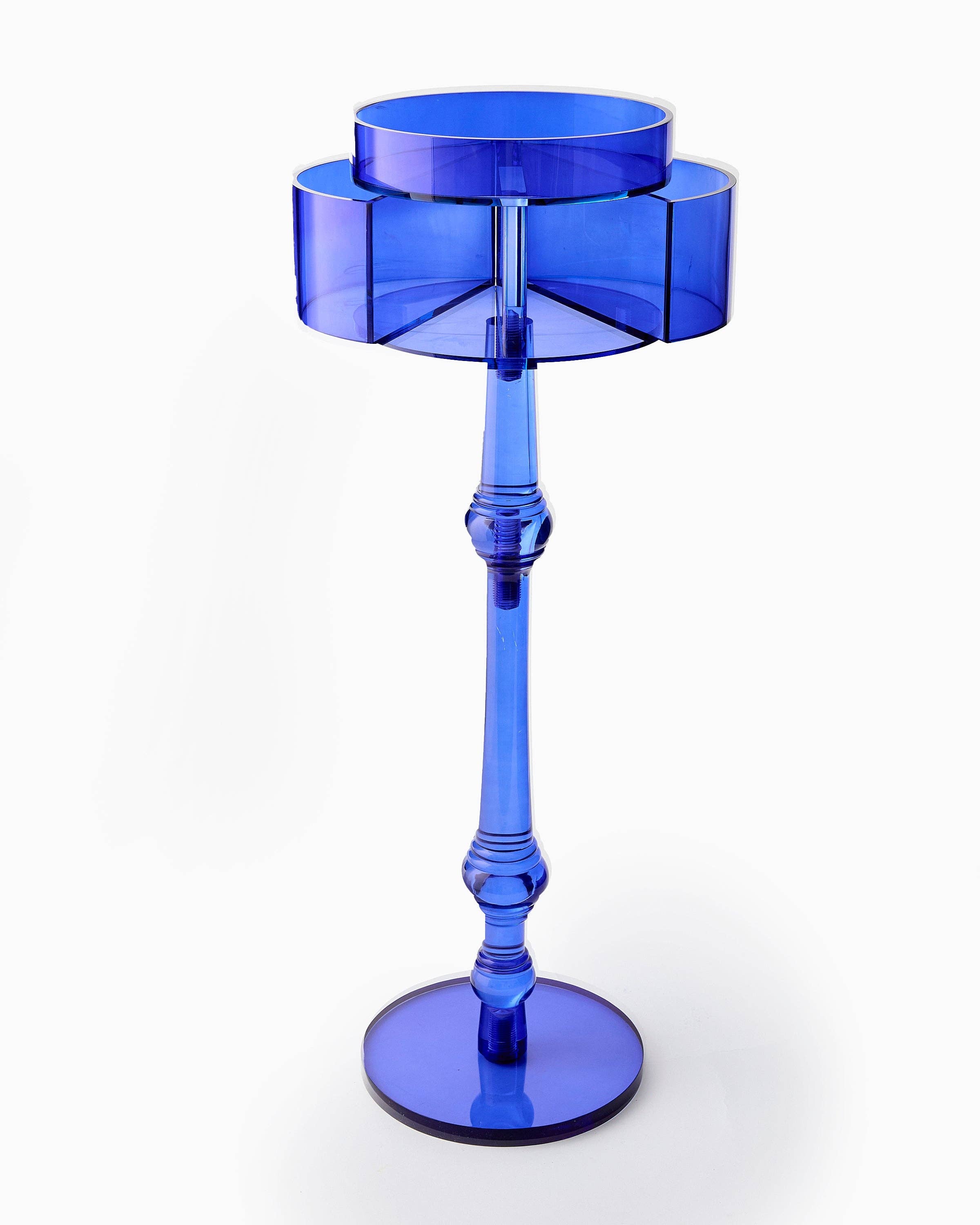 Blue Acrylic Table