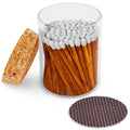 2" Matches in Cork Top Jar - Colors of Your Choice: Carrot Cake