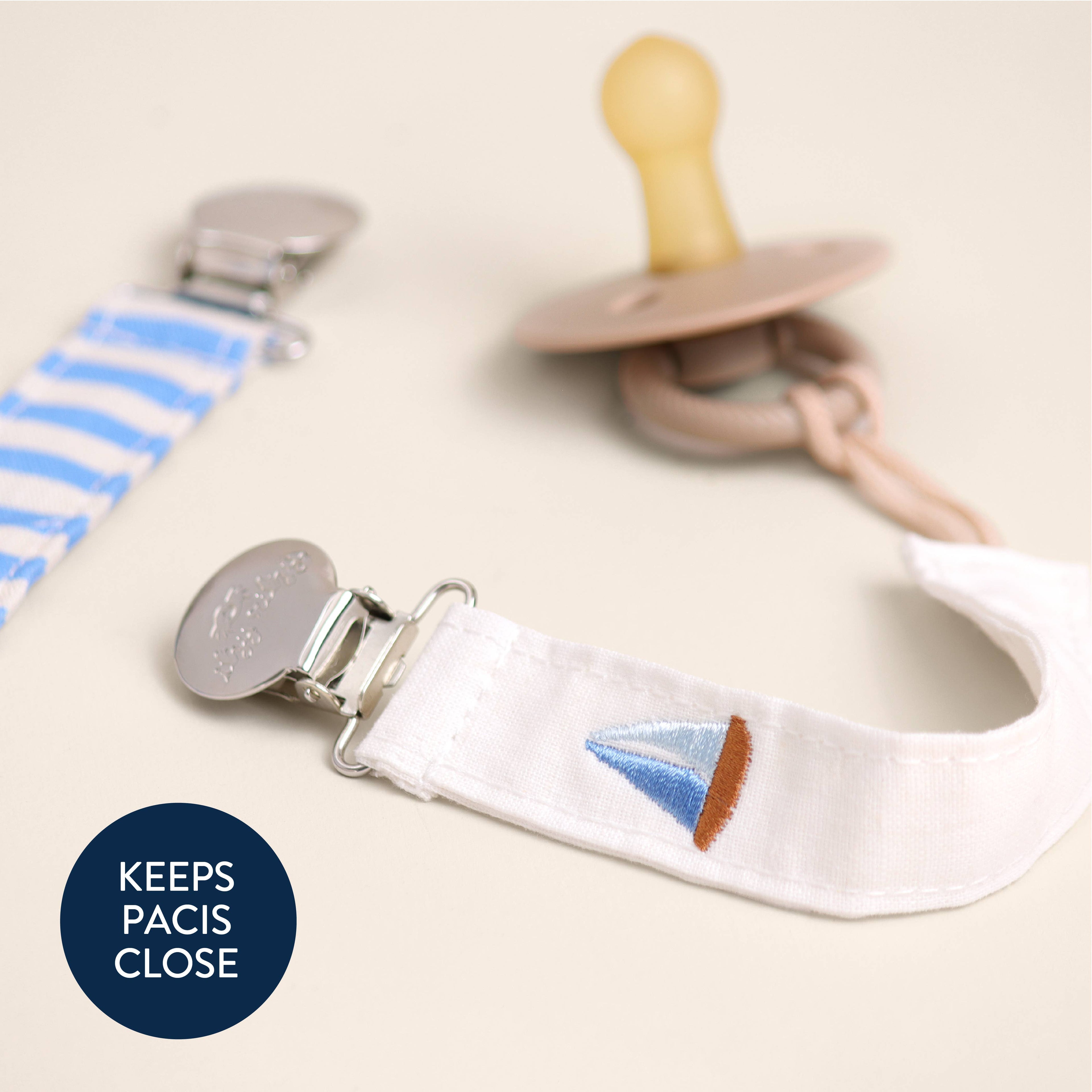 *NEW* Itzy Clip™ - Fabric Pacifier Strap: Bow