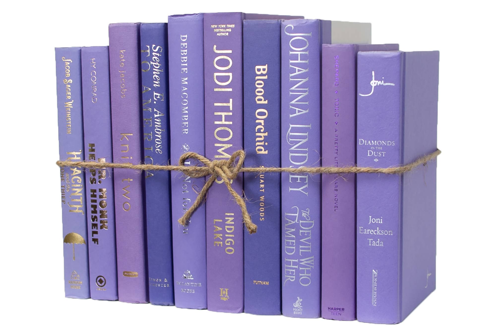 Decorative Purple Book Bundle - Lilac Breeze: Purple