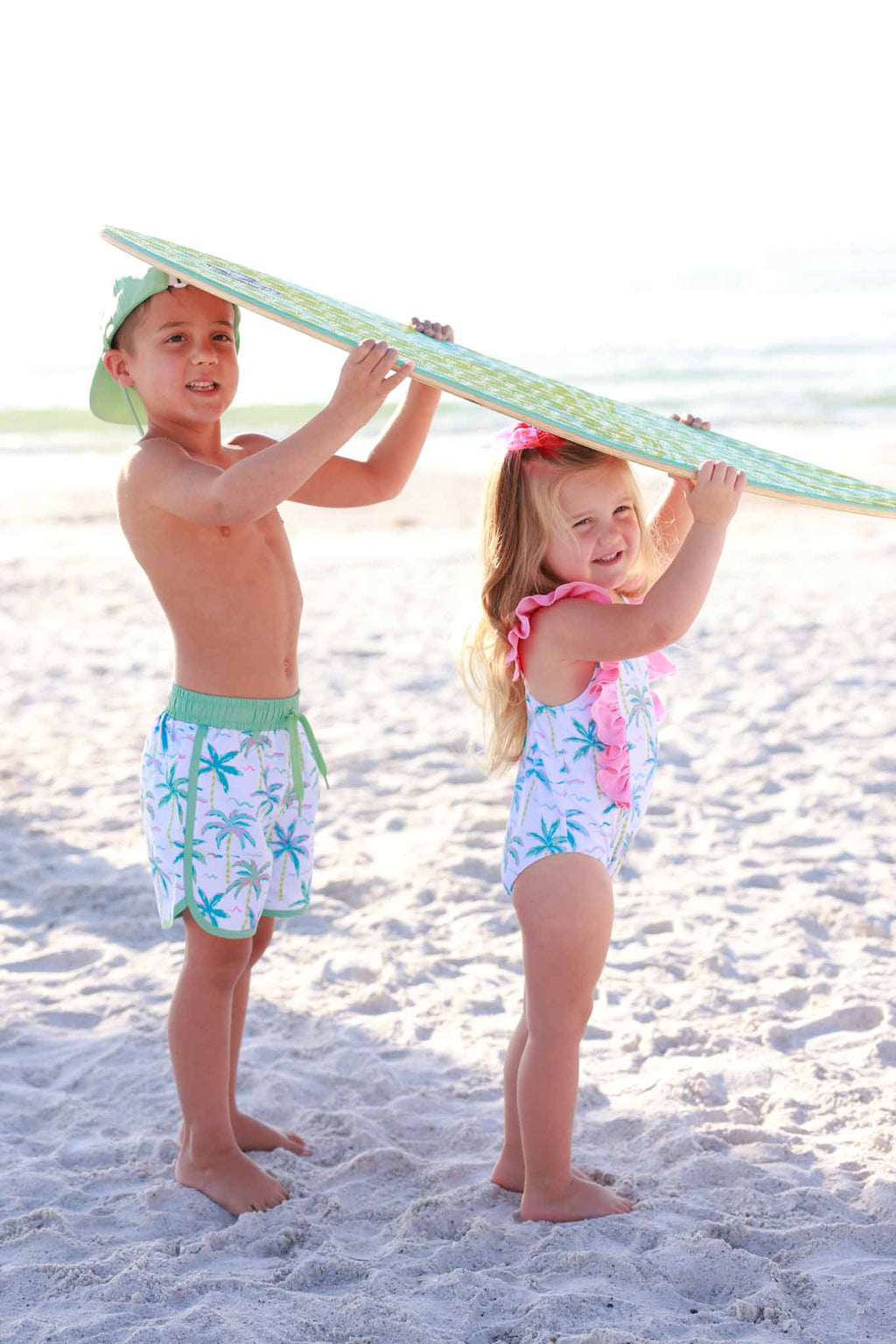 Double Ruffle One Piece | Blue Lagoon: 12-18 months
