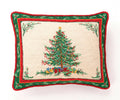 Classic Christmas With Berry Needlepoint Pillow - Sally Eckman Roberts