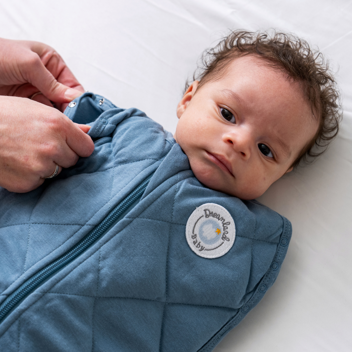 Dream Weighted Sleep Swaddle - Ocean Blue: 0 - 6 Months