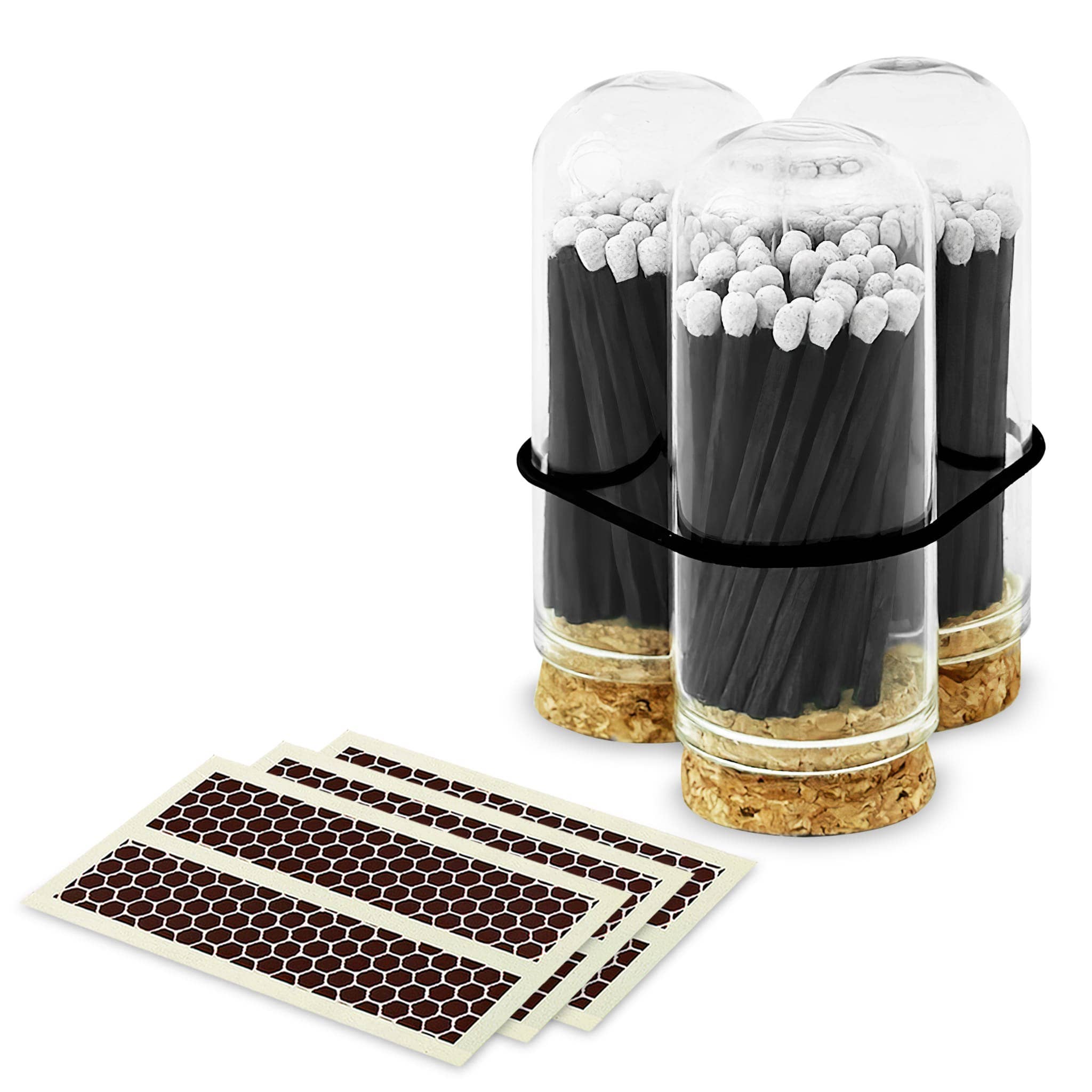 2" Matches + Mini Cloche - Colors of Your Choice + Strikers: Tuxedo