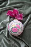 Hand-painted ornament, chinoiserie Rose Canton