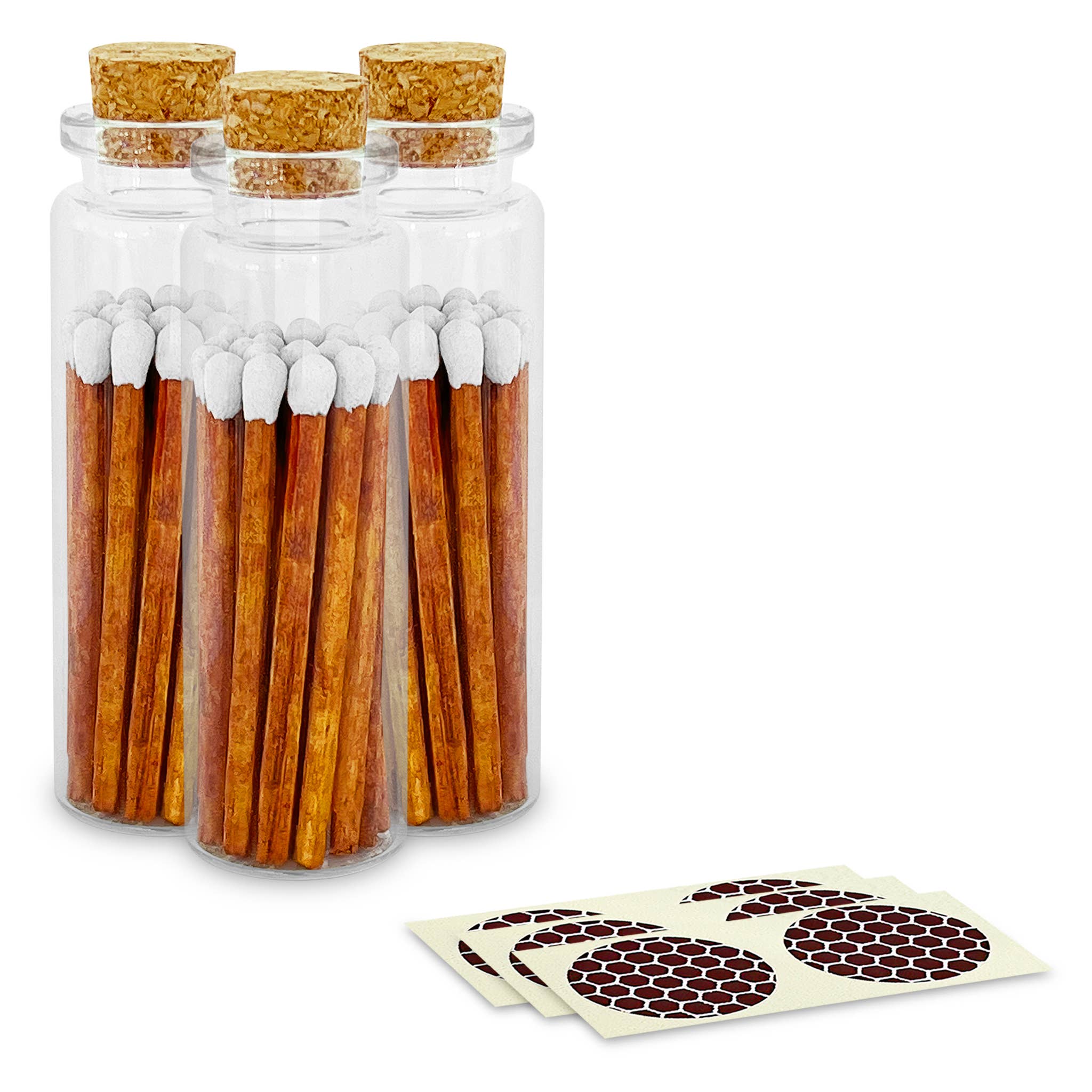2" Matches + Small Bottle - Color of Your Choice + Strikers: Lilac