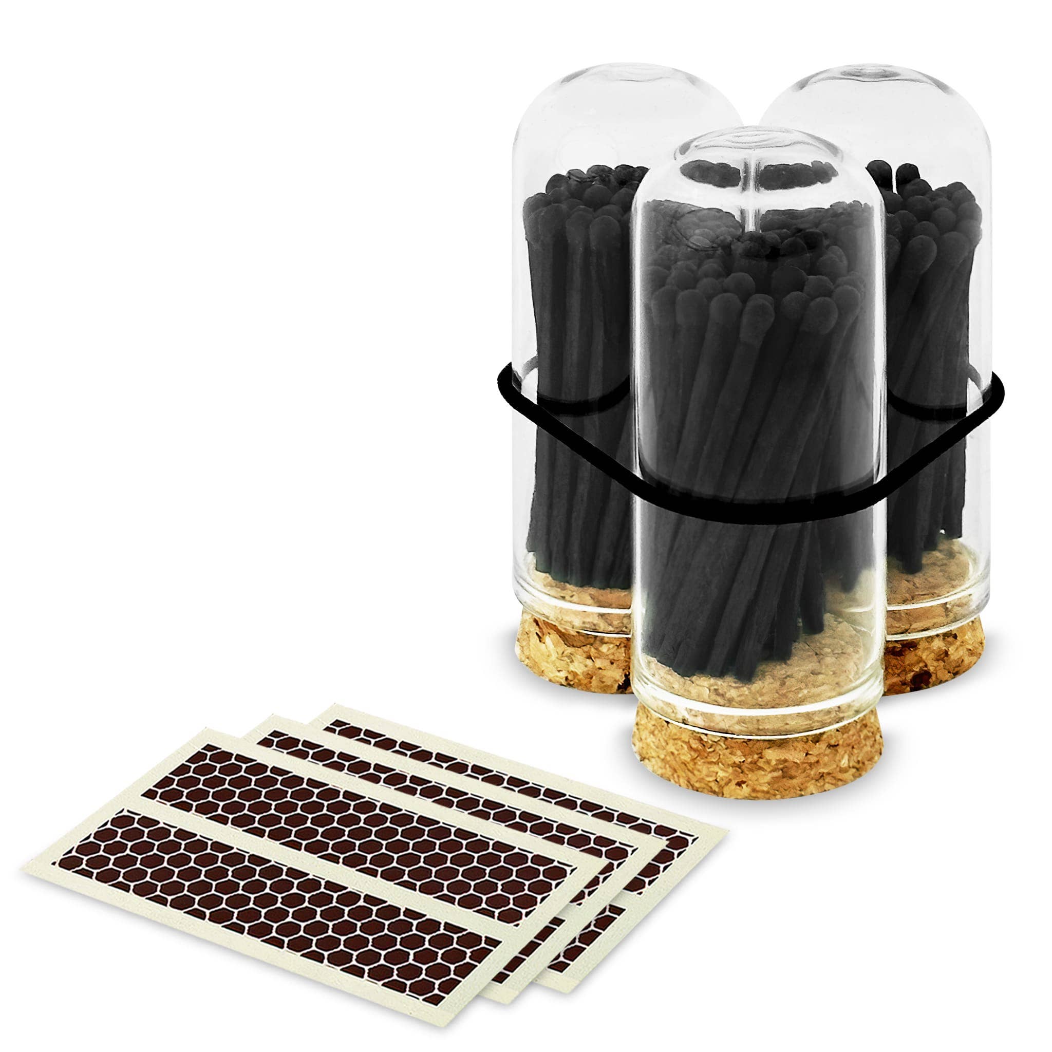2" Matches + Mini Cloche - Colors of Your Choice + Strikers: All Black