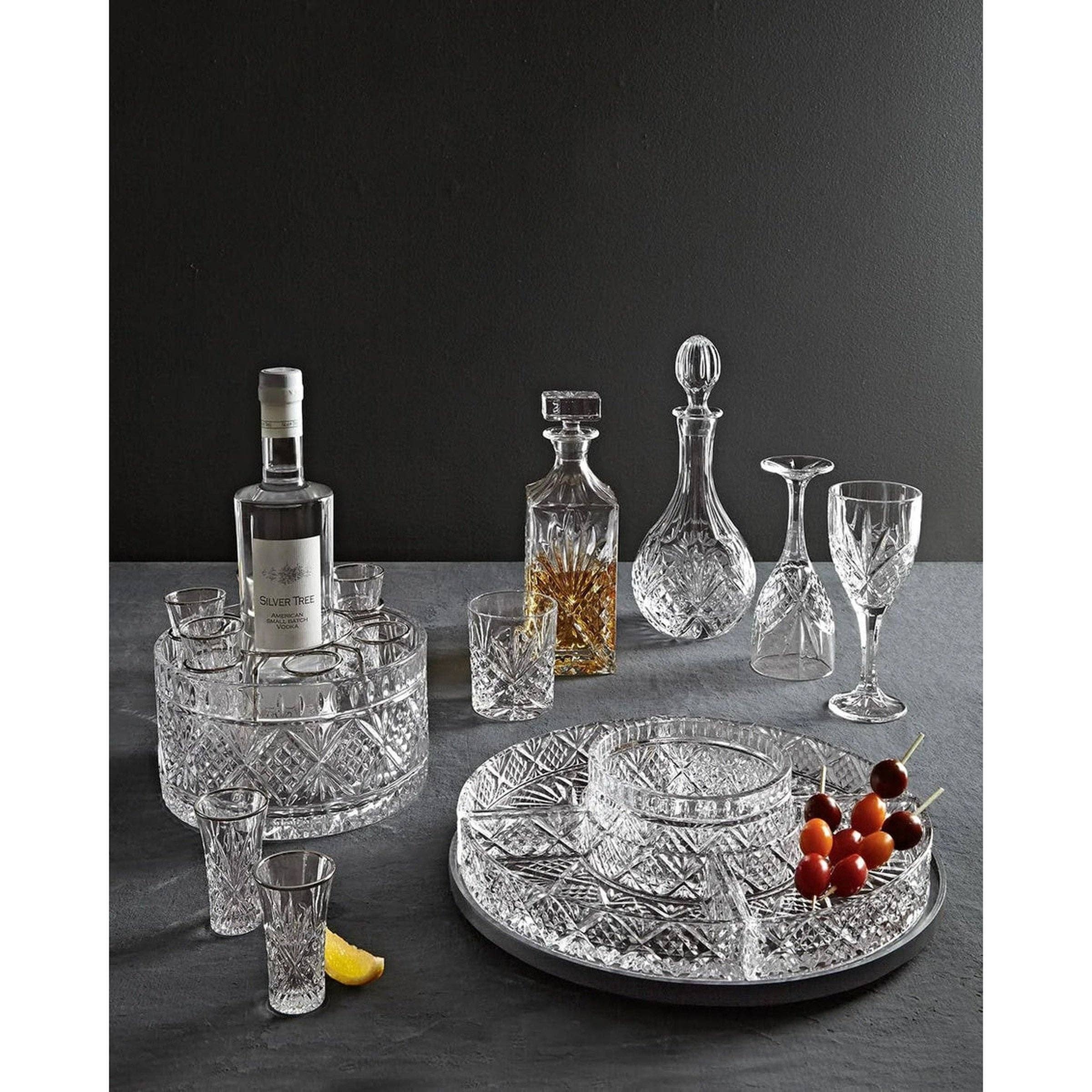 Dublin Crystal 5 Section Lazy Susan