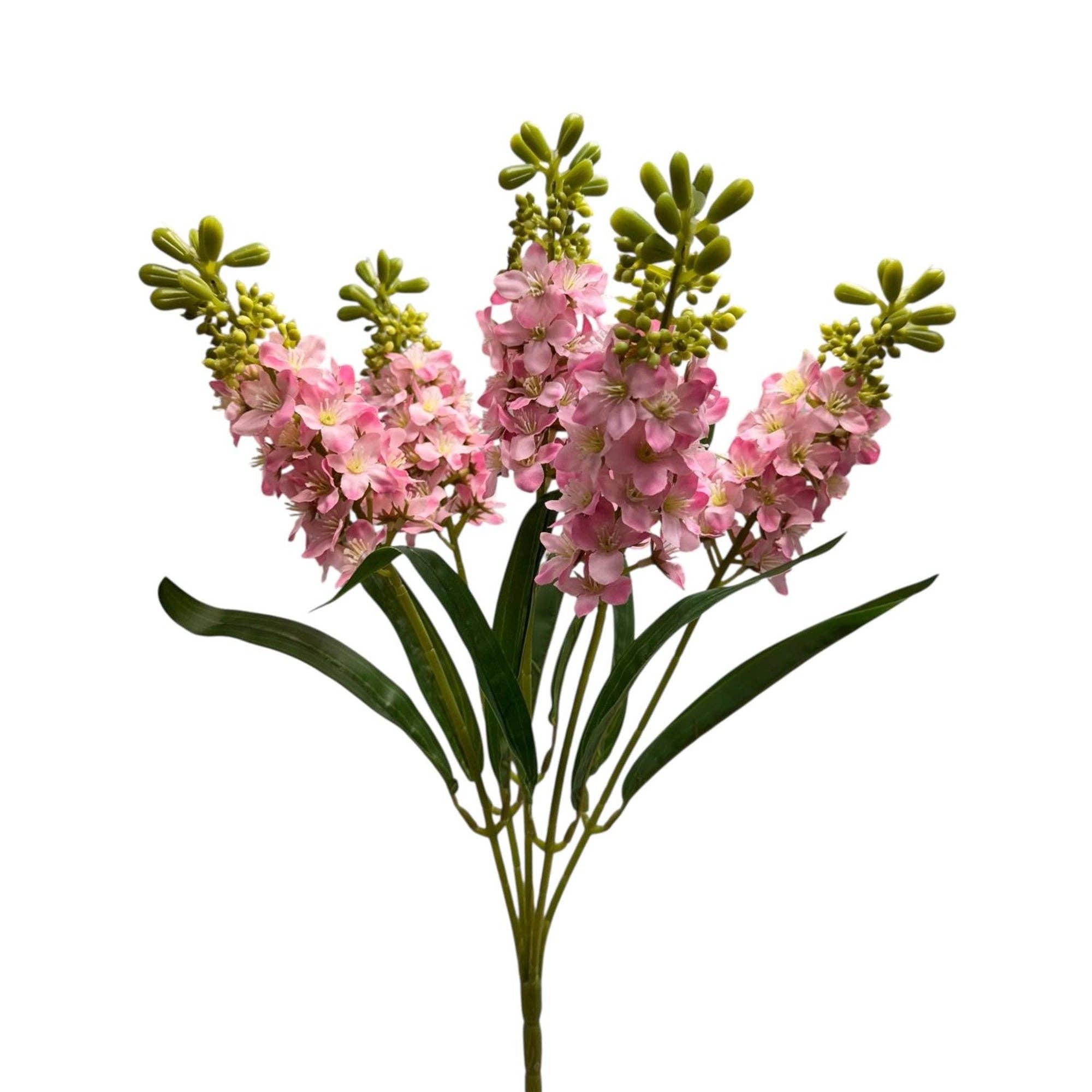 Hyacinth Bush x5 Light Pink - 21"