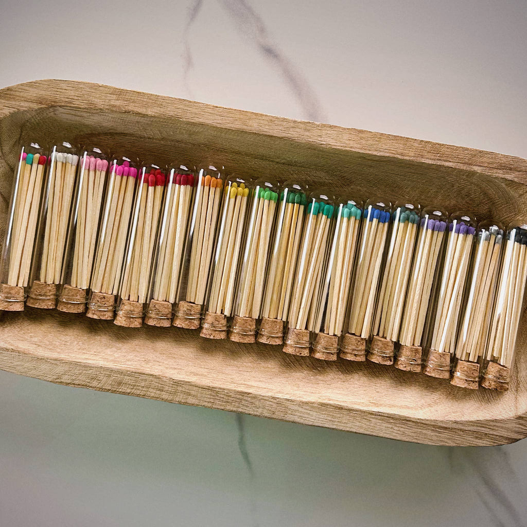 4" Matches + Mini Cloche - Colors of Your Choice + Strikers: Purple