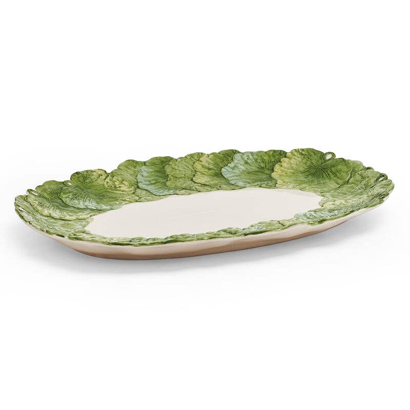 Fitz & Floyd La Fleur Leaf Platter 15In Brown Bx Pkg: MULTI / 5296808 / English