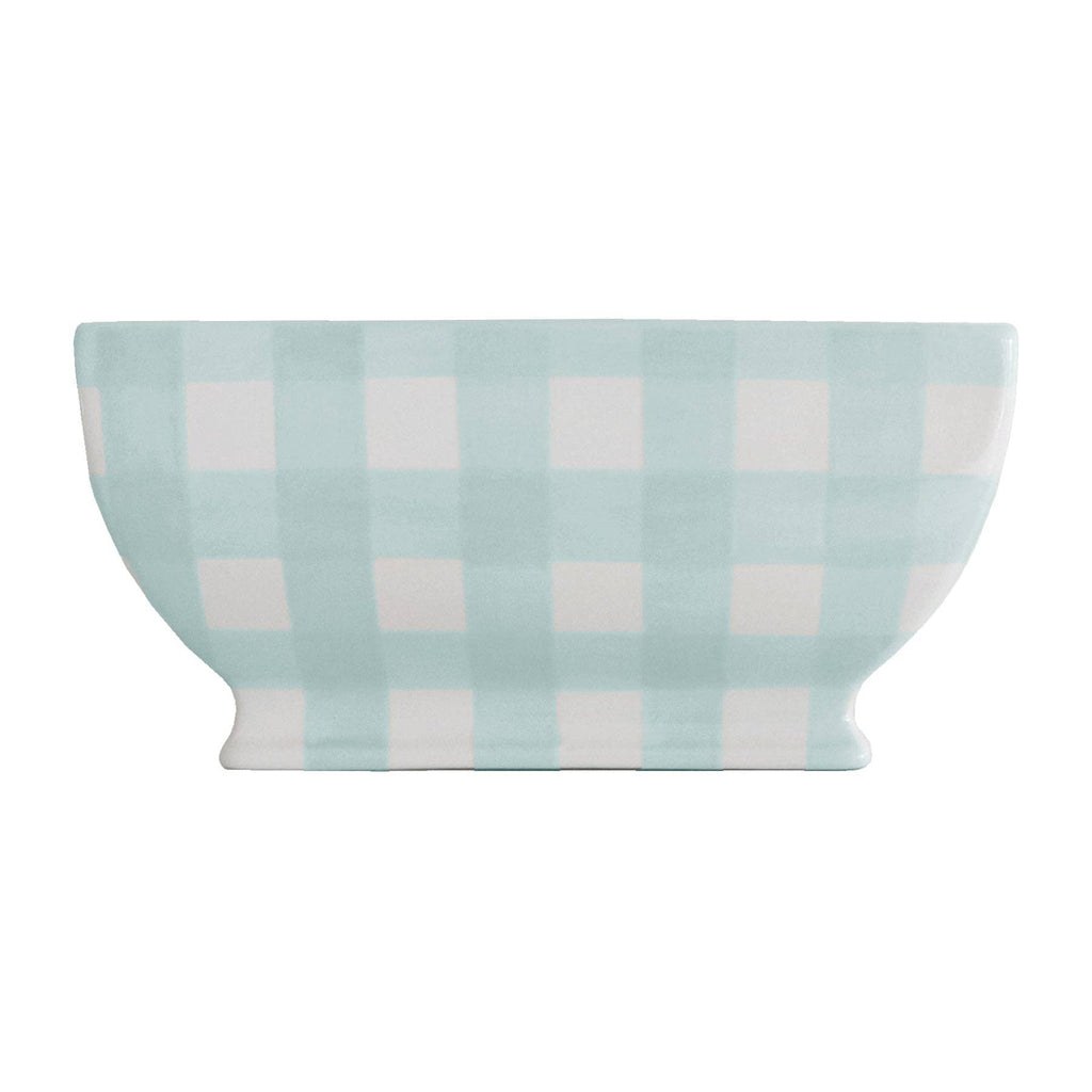 Gingham Planter: Pink / Planter