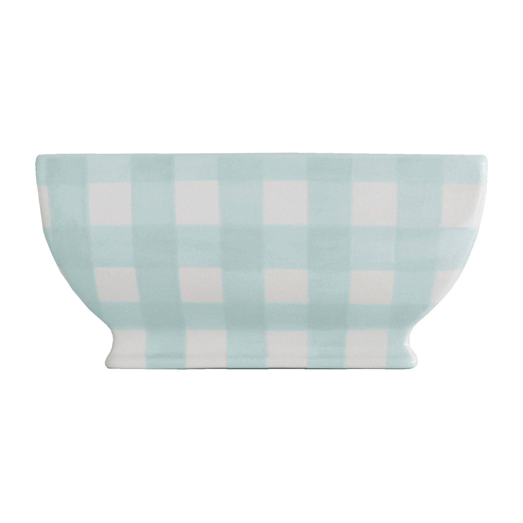 Gingham Planter: Pink / Planter
