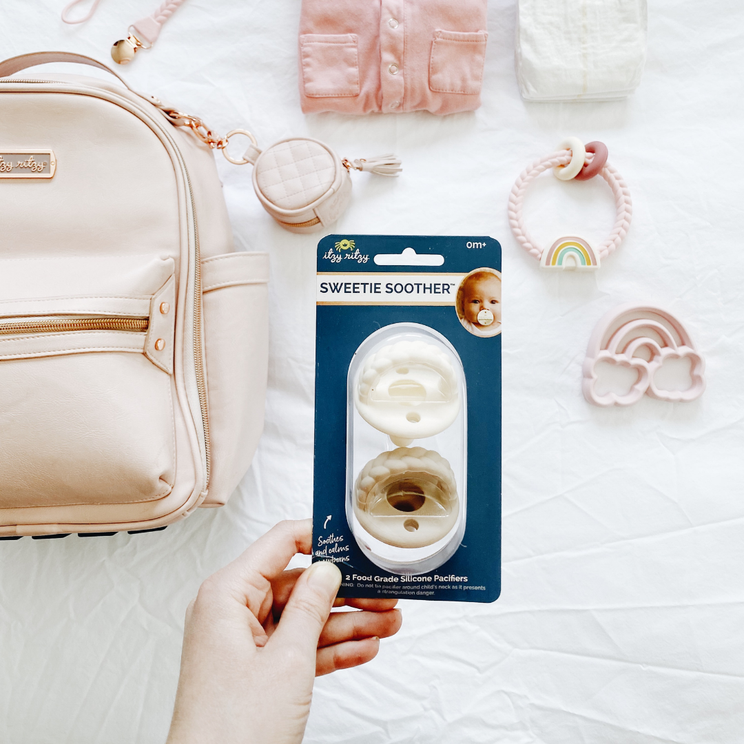Sweetie Soother™ Pacifier Sets (2-pack): Pink Bows