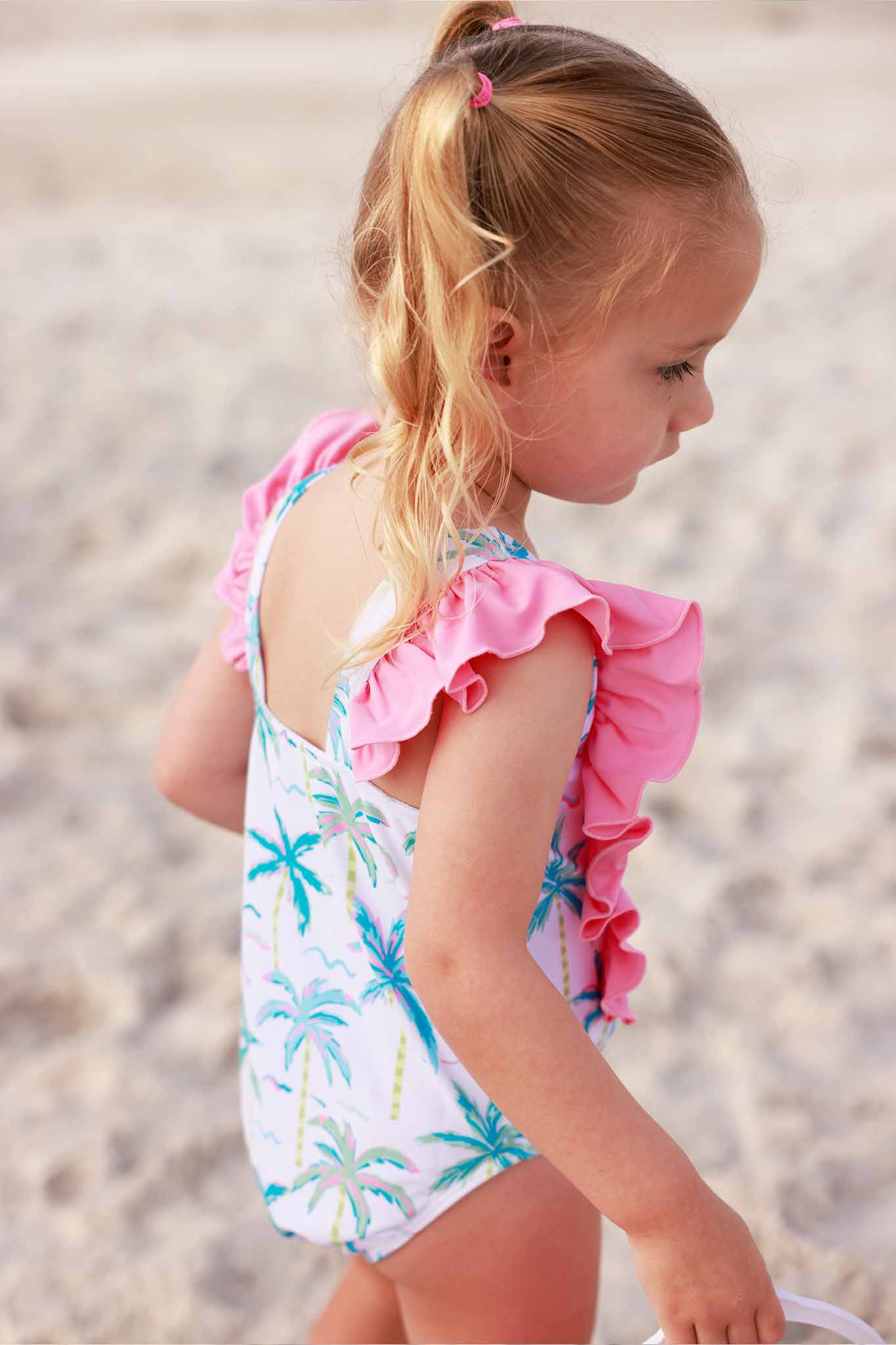Double Ruffle One Piece | Blue Lagoon: 12-18 months