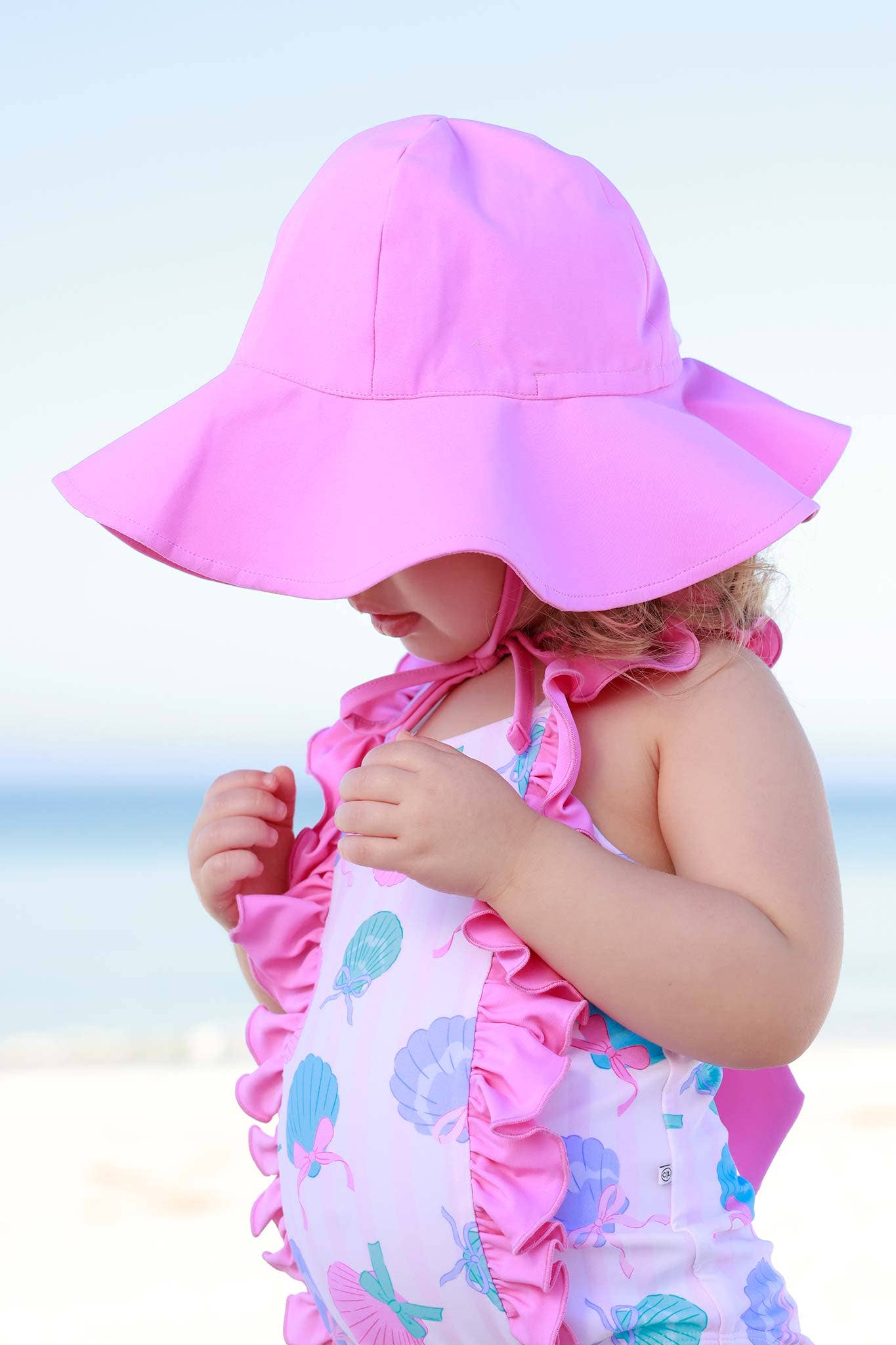 Solid Sun Hat | Pink Sweetie: M