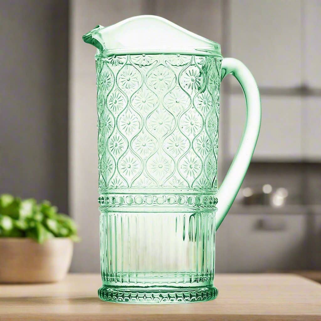 Claro Green Beverage Pitcher