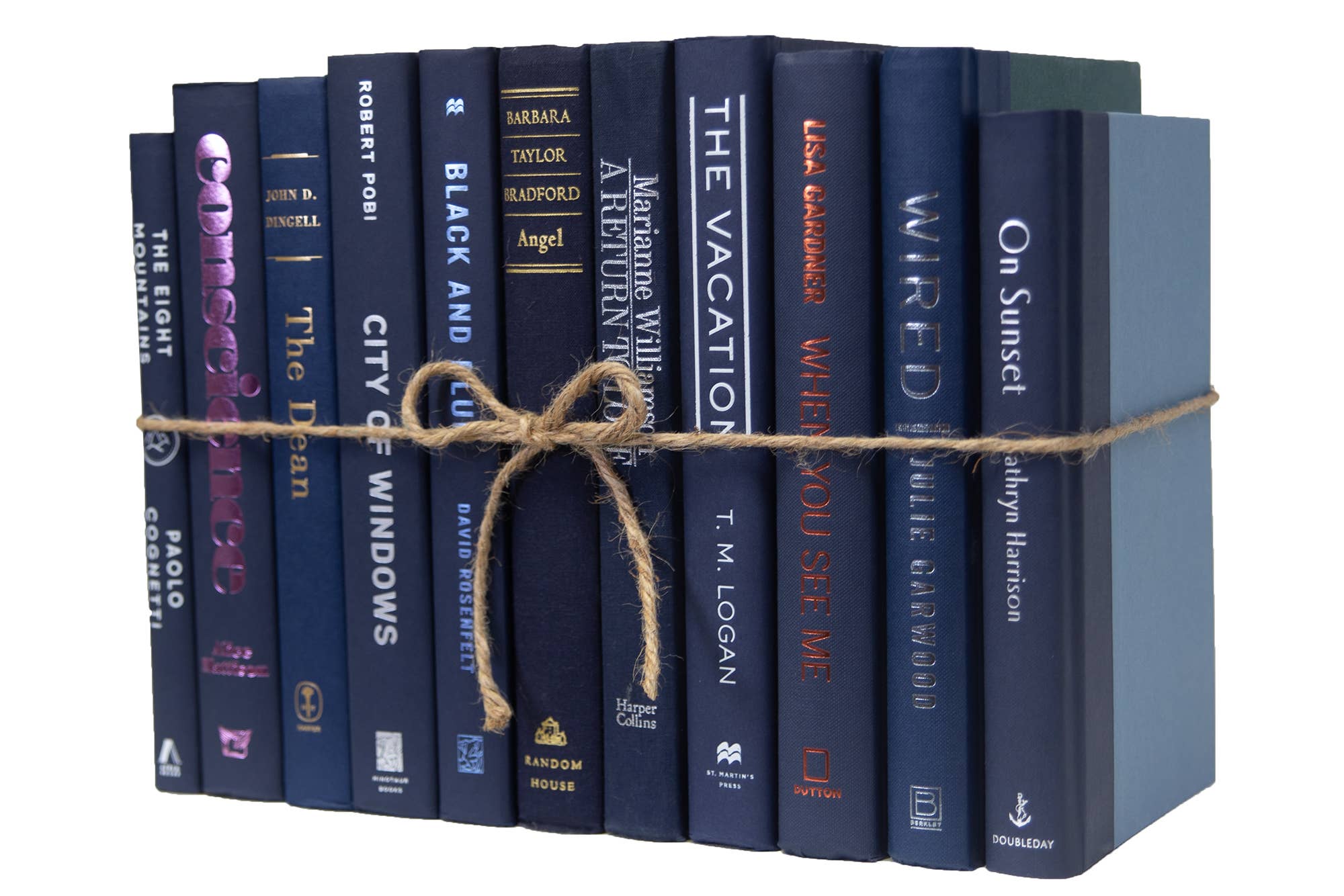 Decorative Blue Book Bundle - Navy: Blue