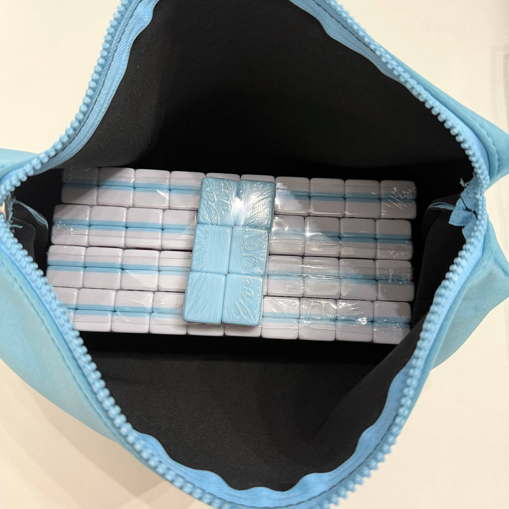 Mahjong Studios – Bamboo Sky American Mahjong Tile Set (166 Tiles): Tiles +Dice +Instructions +Storage Box