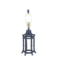 Bamboo Table Lamp Base, Navy