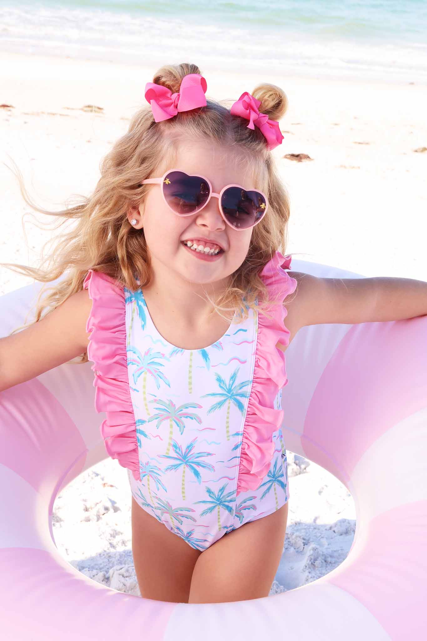 Double Ruffle One Piece | Blue Lagoon: 6-12 months