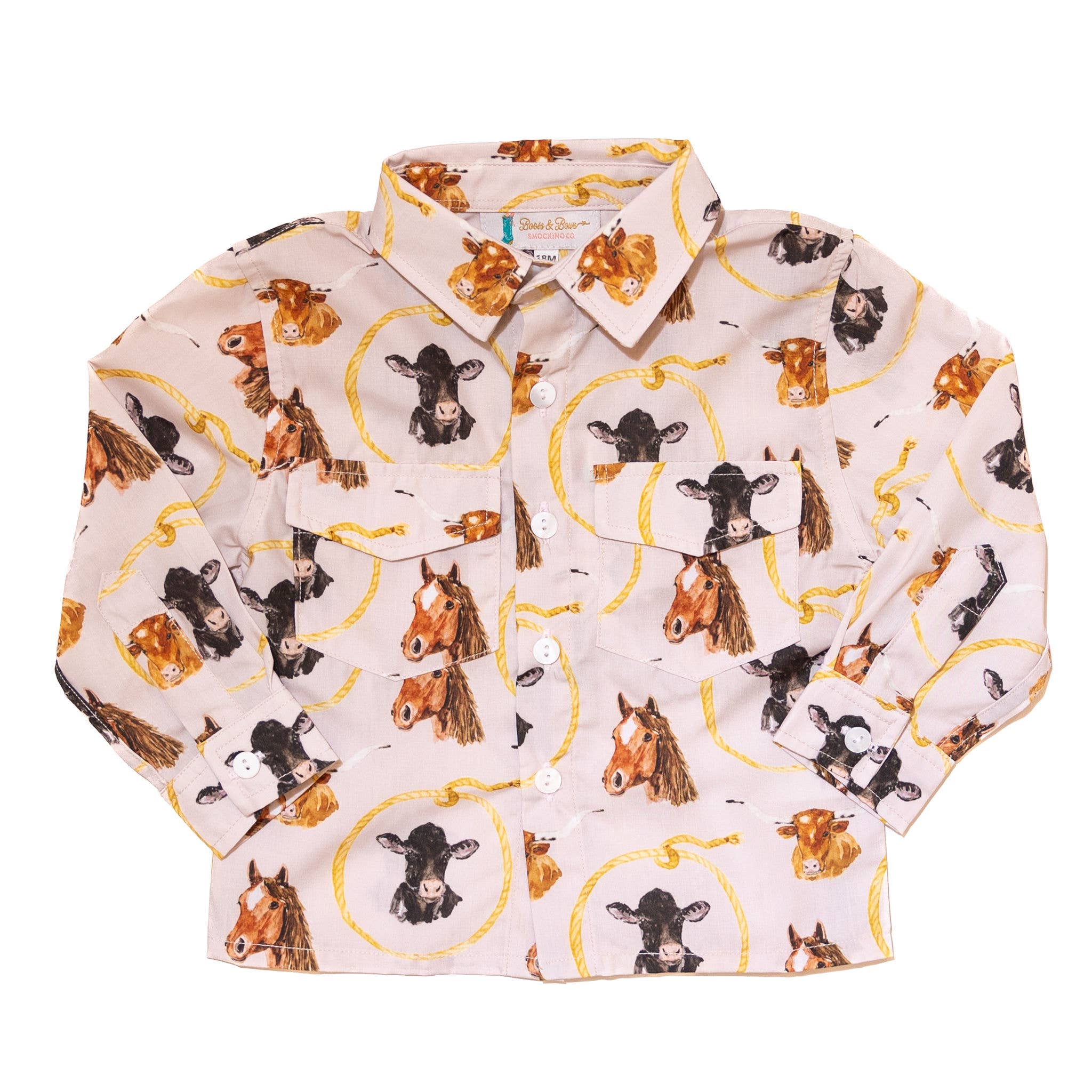 Boys Let's Rodeo Shirt: 24M
