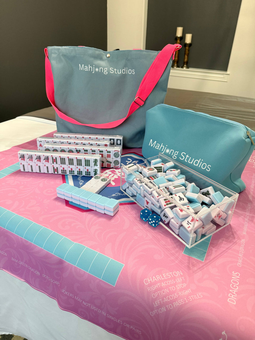 All In One - Mahjong Bundle -American Mahjong Set 166 Bundle: No Rack