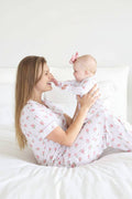 Women's Two Piece Flare Lounge Set | Rosy & Cozy: S