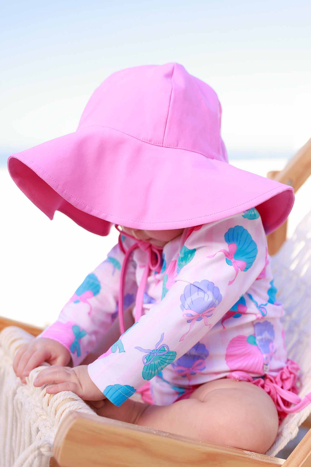 Solid Sun Hat | Pink Sweetie: M
