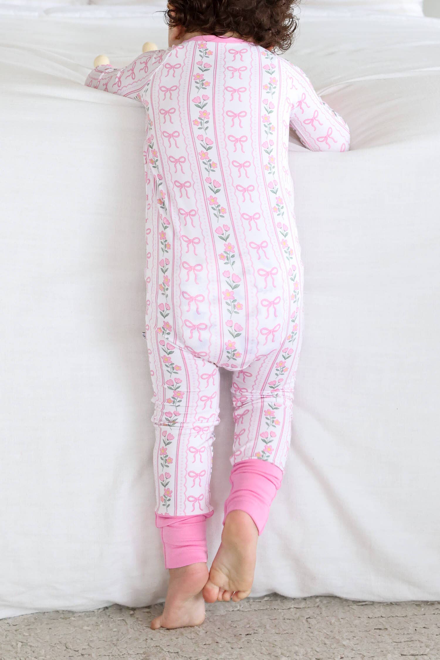 Convertible Zip Romper | Coquette Garden: 18-24 months