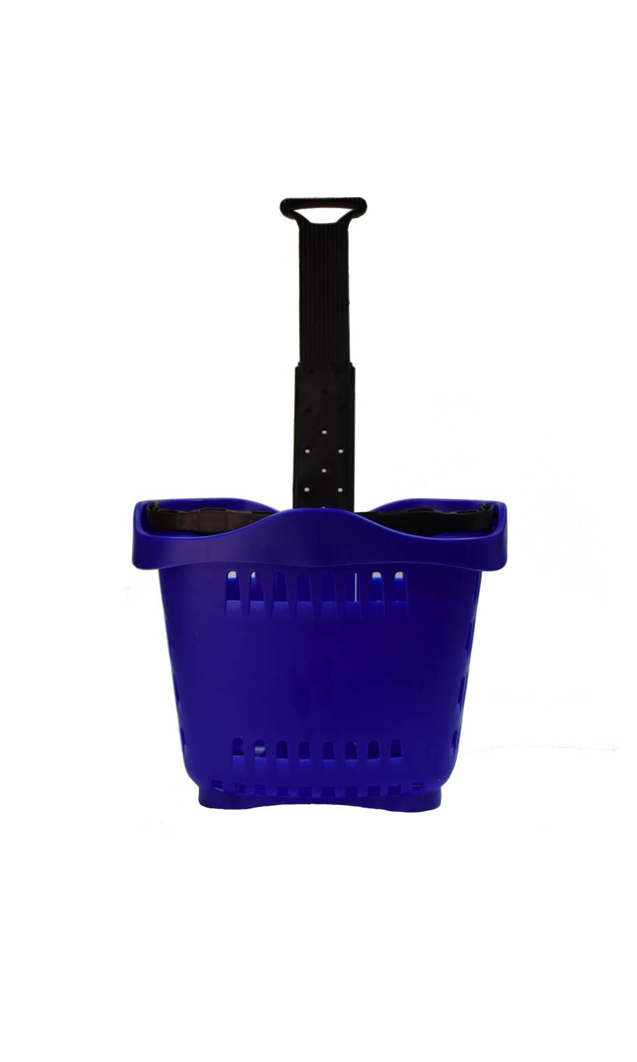 Blue Rolling Shopping Baskets - Set Of 10