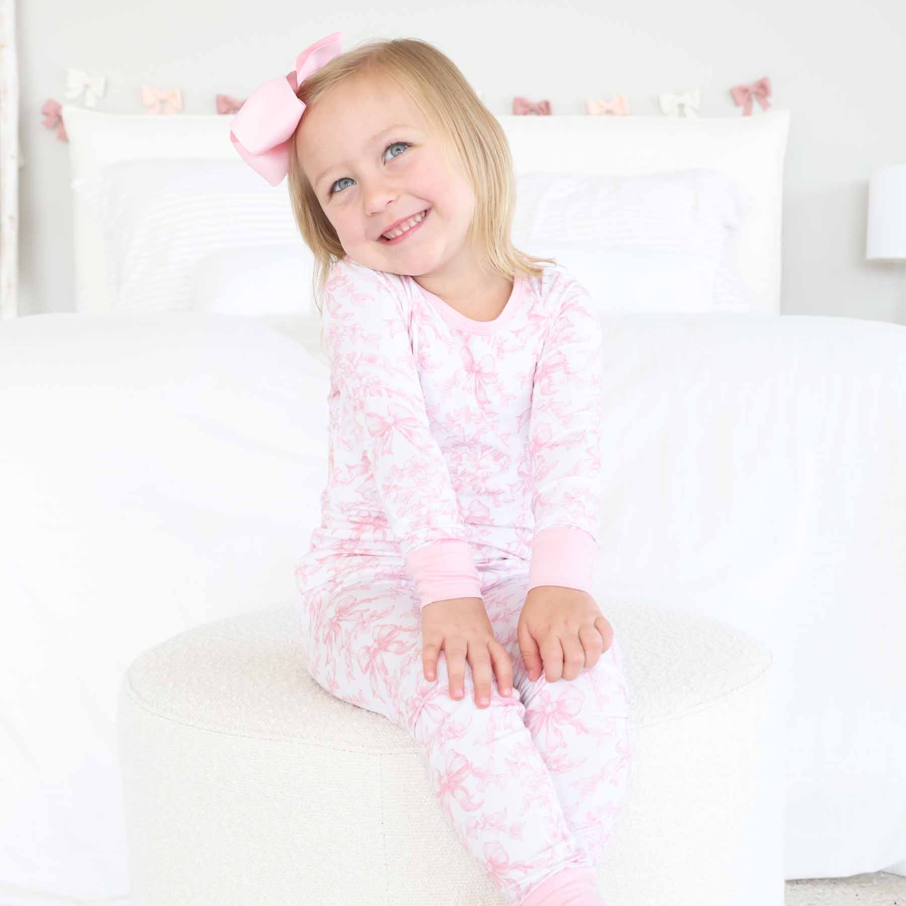 Fancy Frills Two Piece Pajama Set: 12-18 months