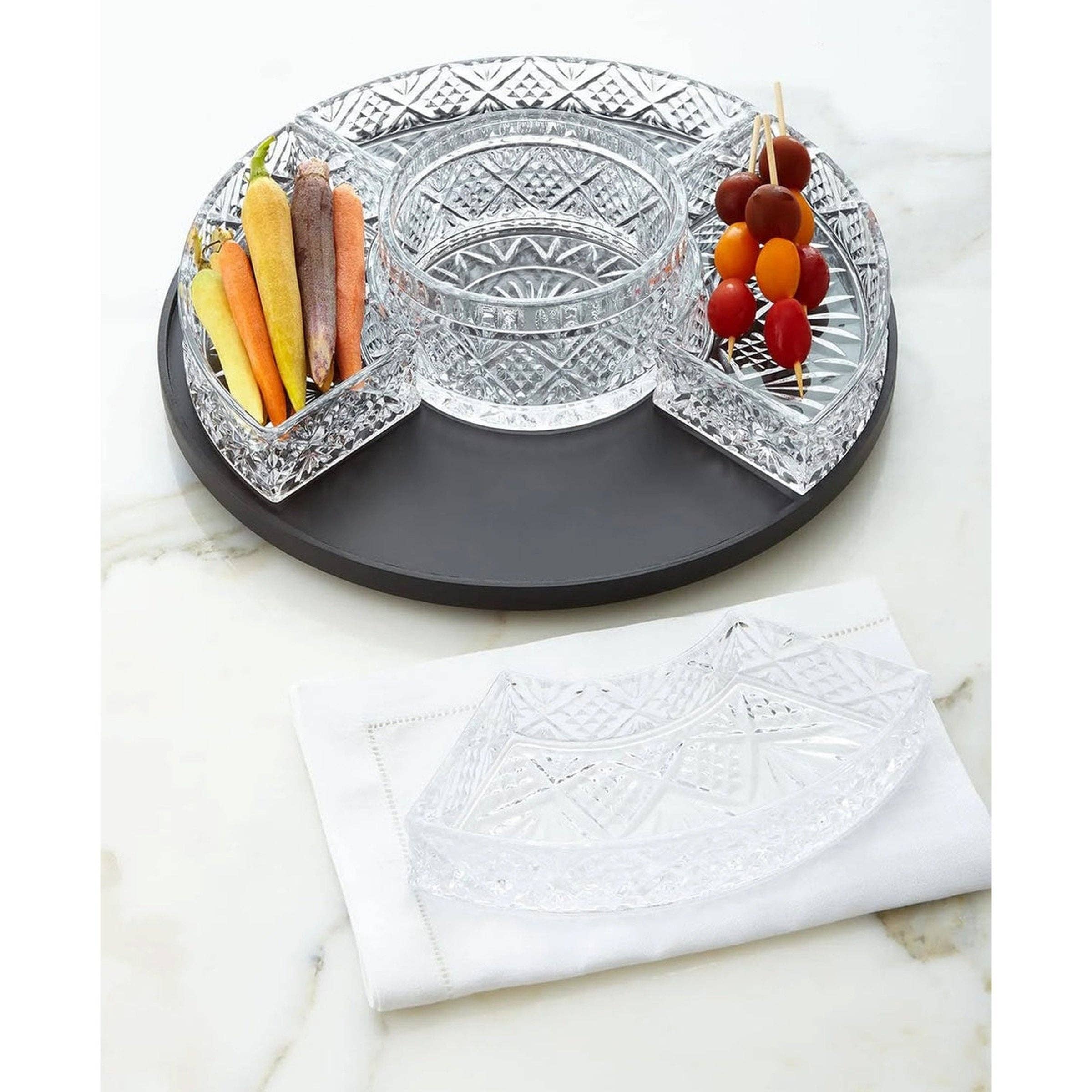 Dublin Crystal 5 Section Lazy Susan