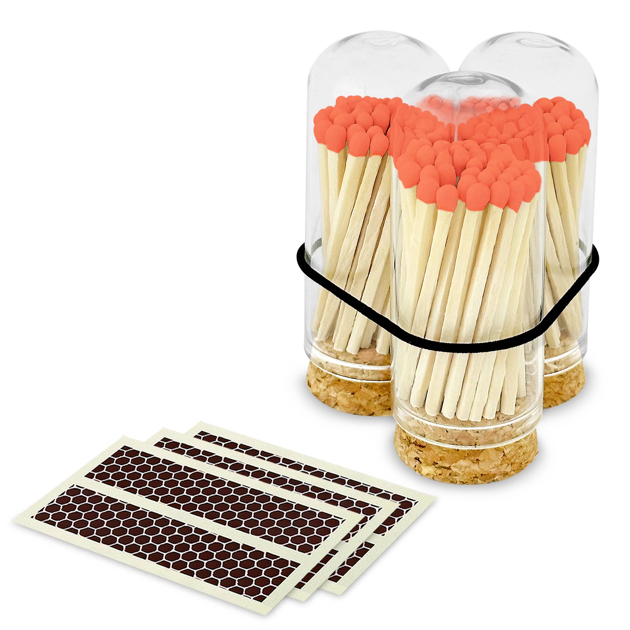 2" Matches + Mini Cloche - Colors of Your Choice + Strikers: Light Pink