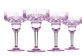 Set of Four Dublin Acrylic Margarita Purple