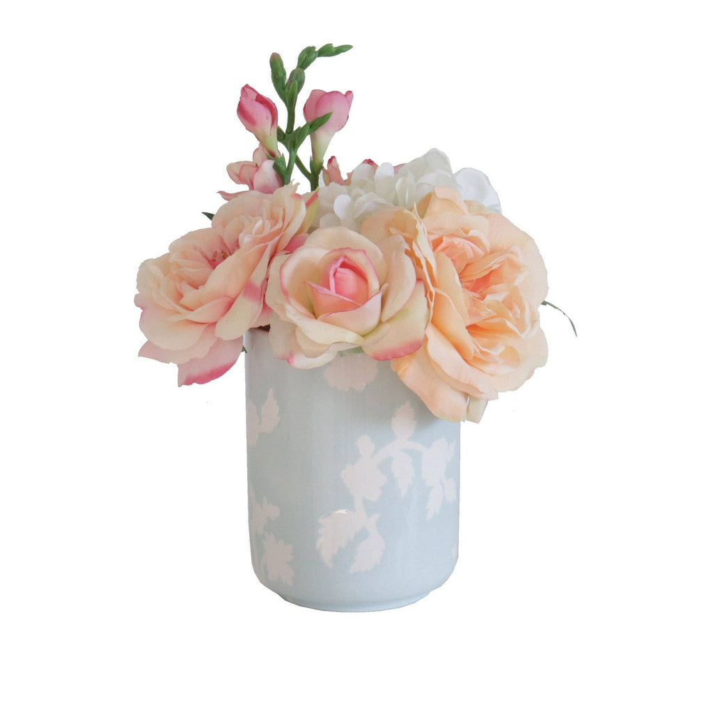 Chinoiserie Dreams Large Vase/ Utensil Holder: Light Lavender