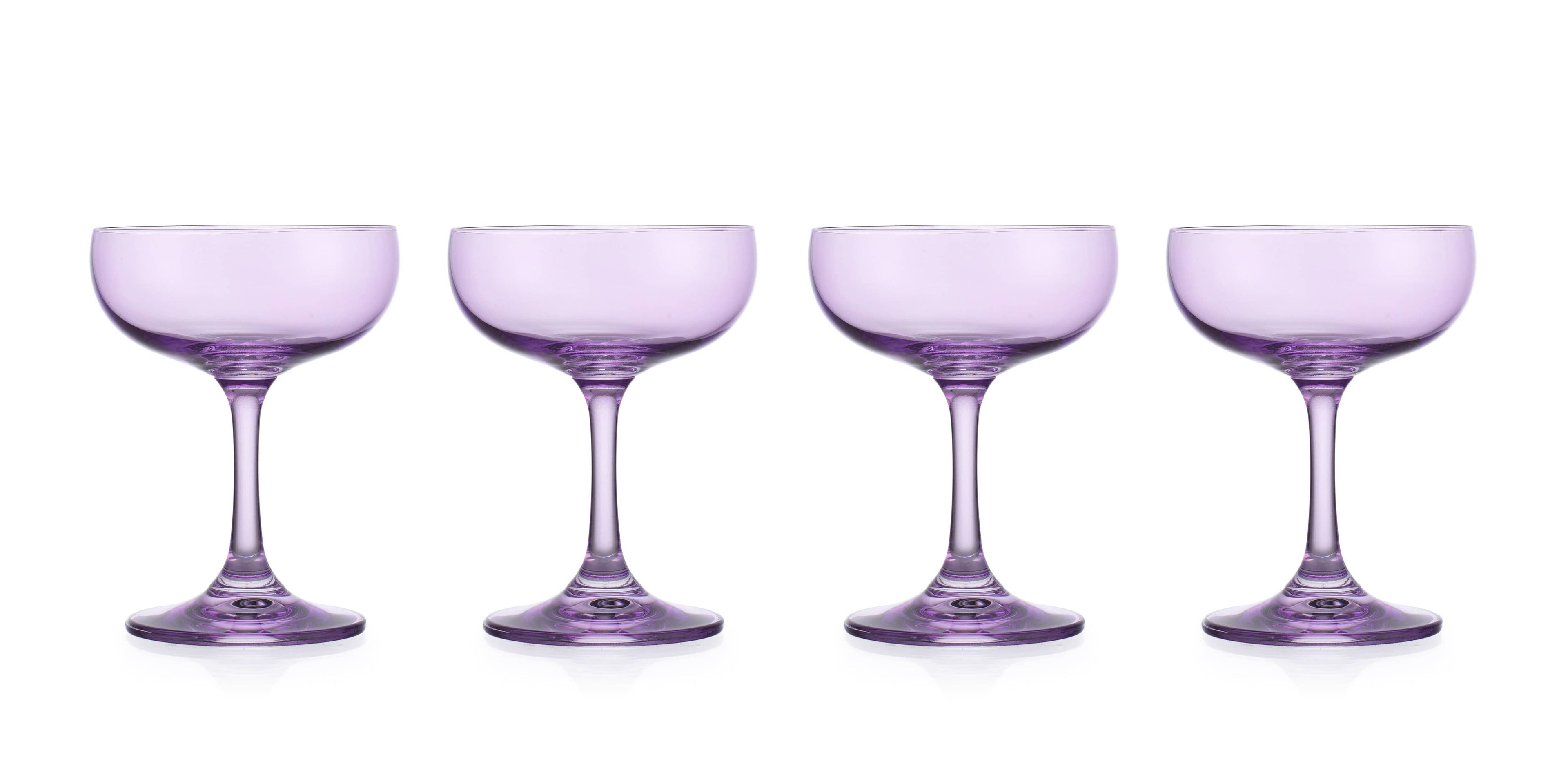 Set of Four Veneto Coupe Glasses: Ballet
