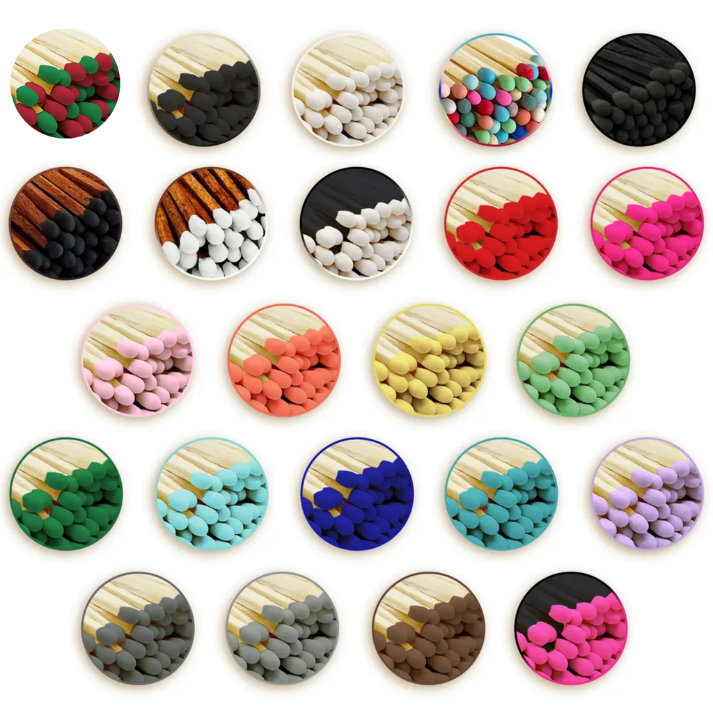 2" Matches + Mini Cloche - Colors of Your Choice + Strikers: Light Pink