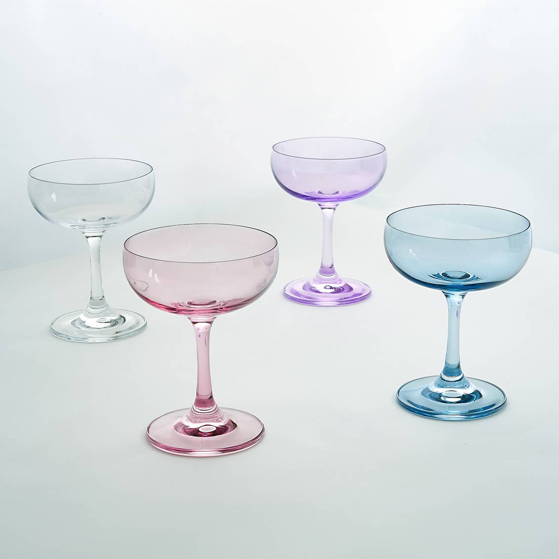 Veneto Set of Four Blue Coupe
