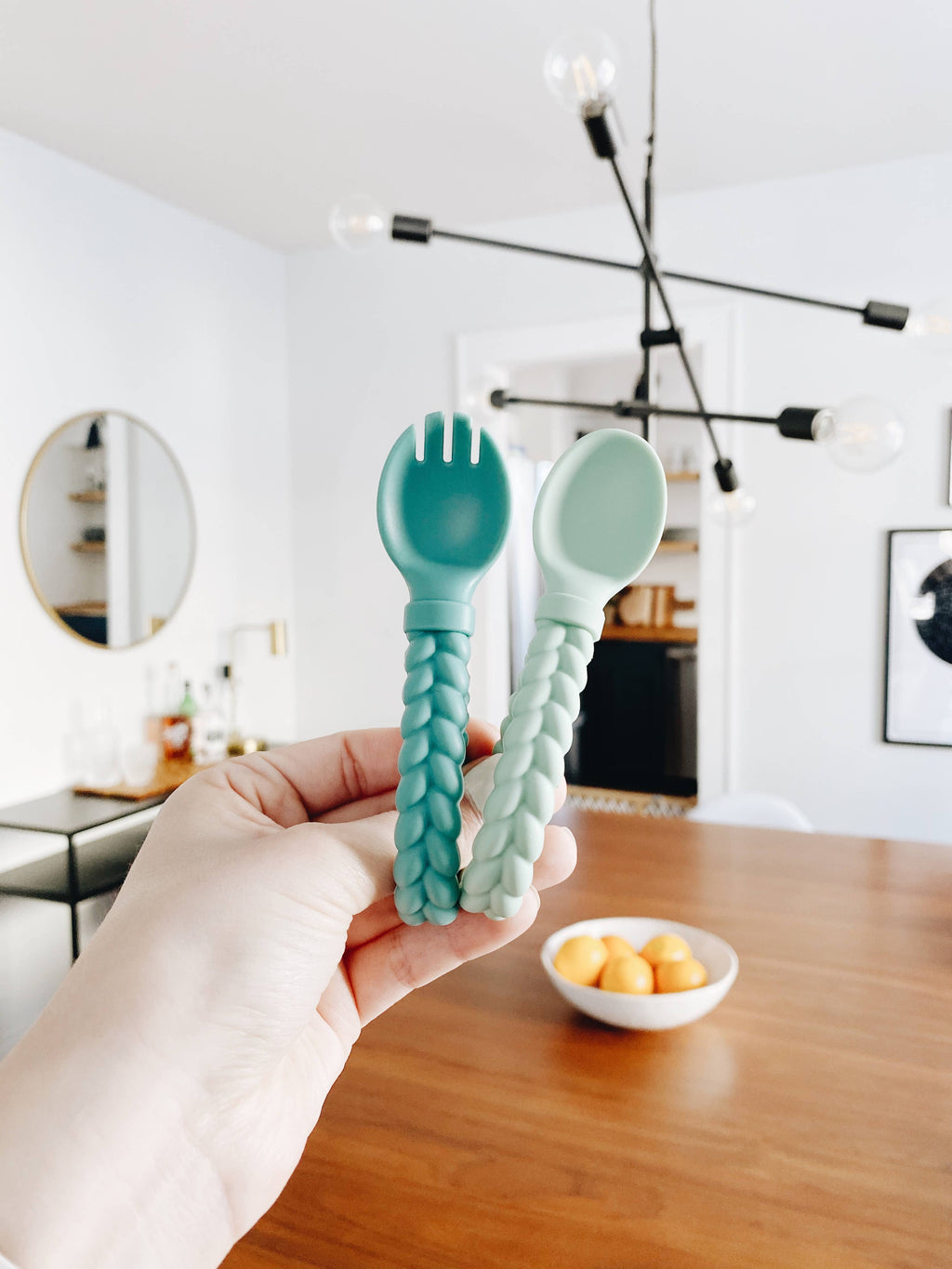 Sweetie Spoons™ Spoon + Fork Set: Blue
