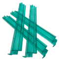 Mahjong Rack and Pusher Set of 4 - Multi Colors Blue Purple Red Green Clear: Green