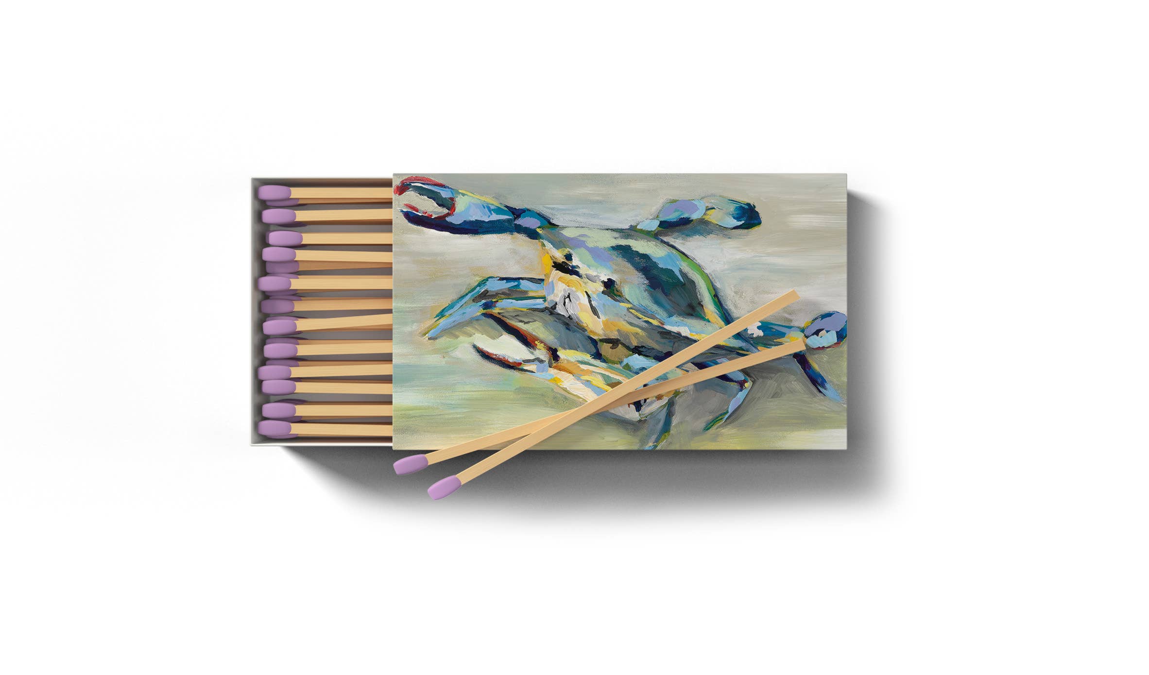 Kim Hovell Collection - Crab Design Tabletop Matches