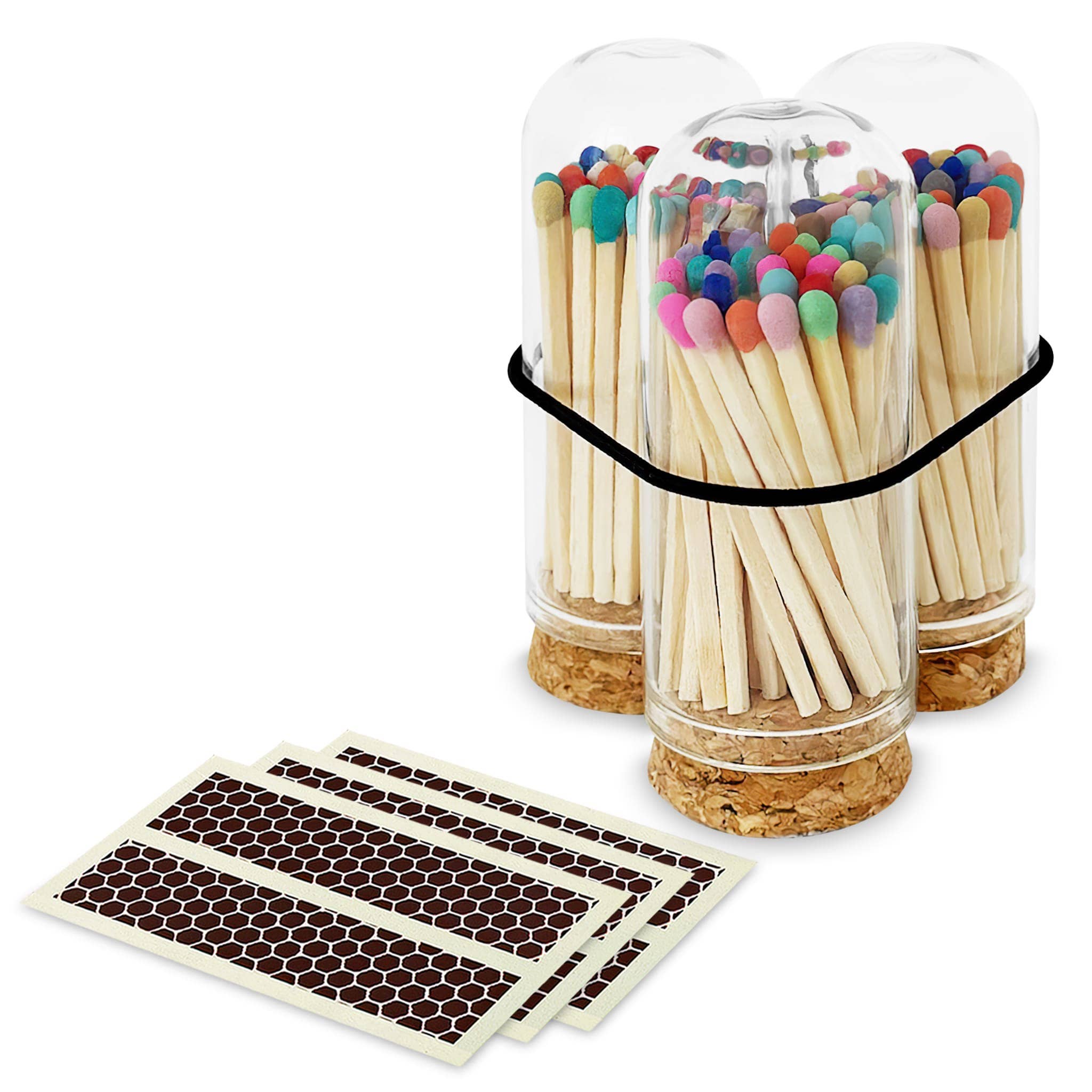 2" Matches + Mini Cloche - Colors of Your Choice + Strikers: All Black