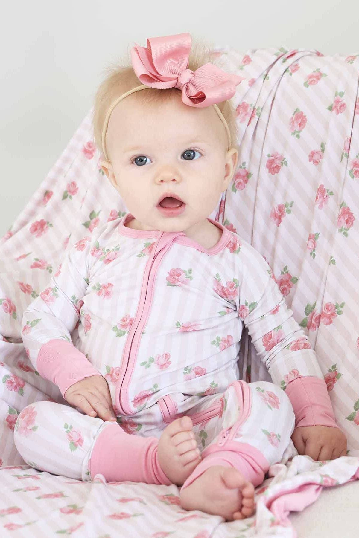 Rosy & Cozy Convertible Zip Romper: 18-24 months
