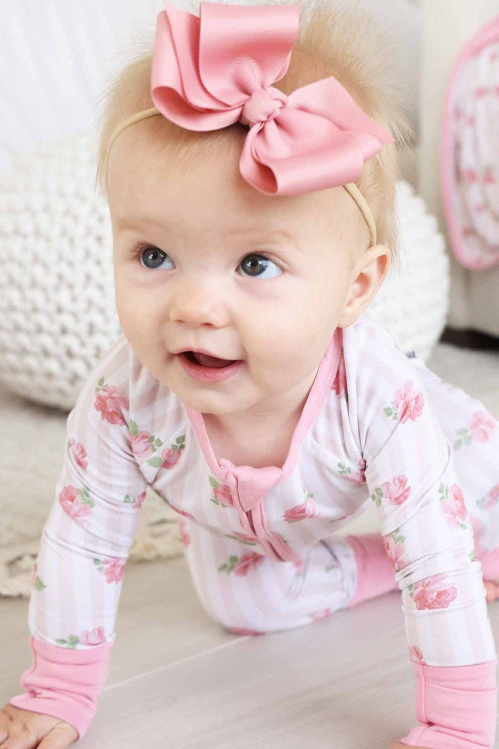 Rosy & Cozy Convertible Zip Romper: 18-24 months
