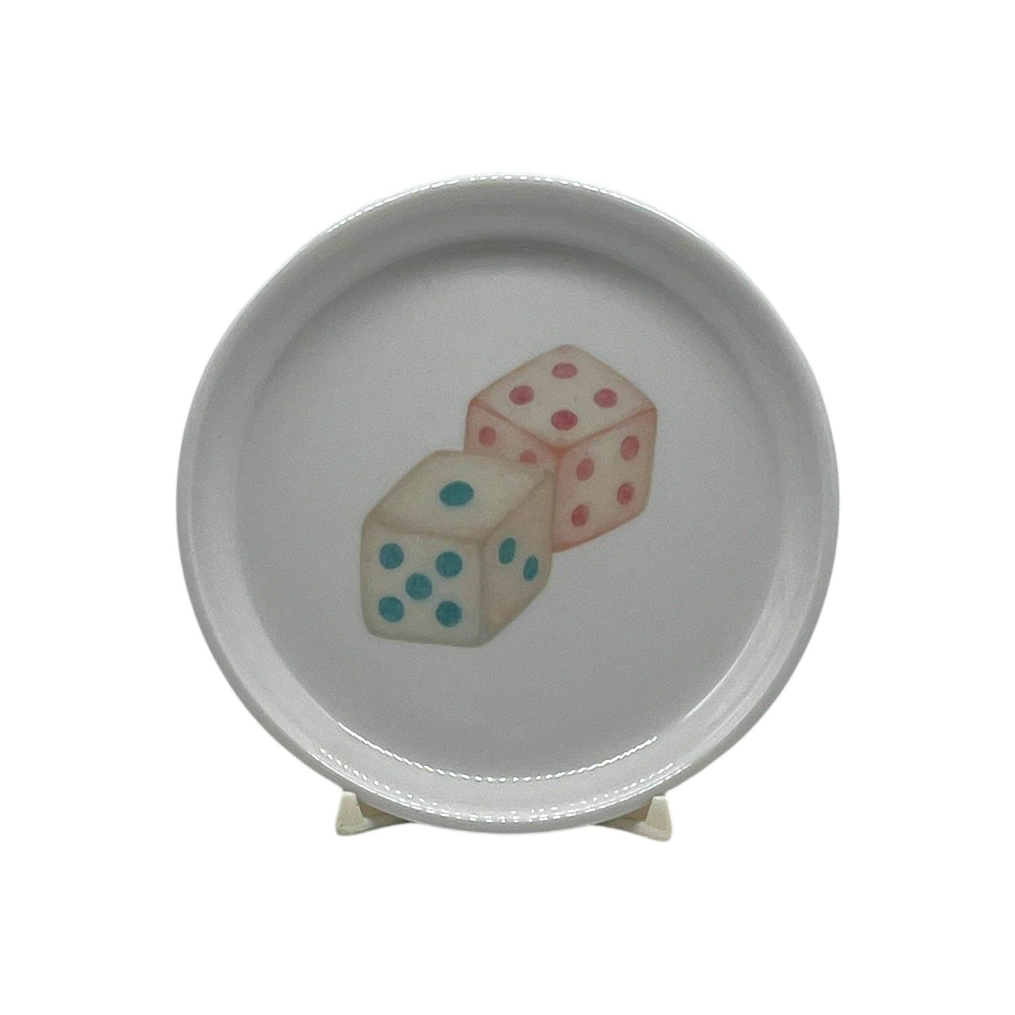Mahjong Dice Anything Dish, 5"