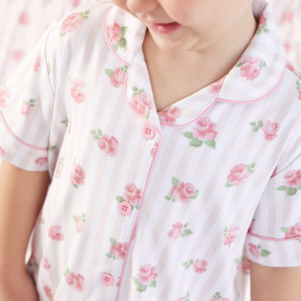 Girl's Two Piece Flare Lounge Set | Rosy & Cozy: 5/6