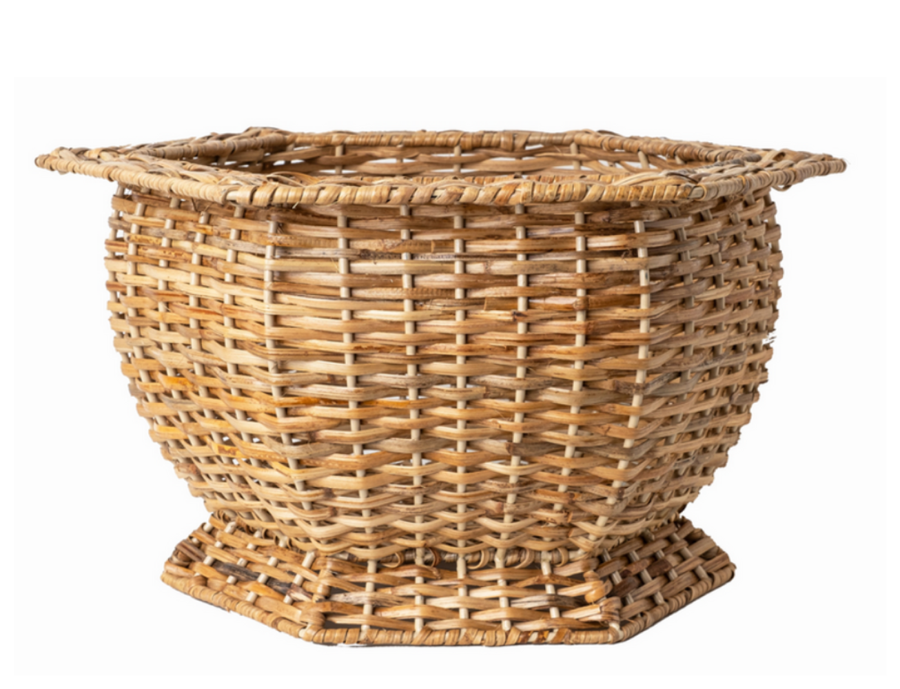 Hexagon Wicker Planter (3 Sizes): Medium