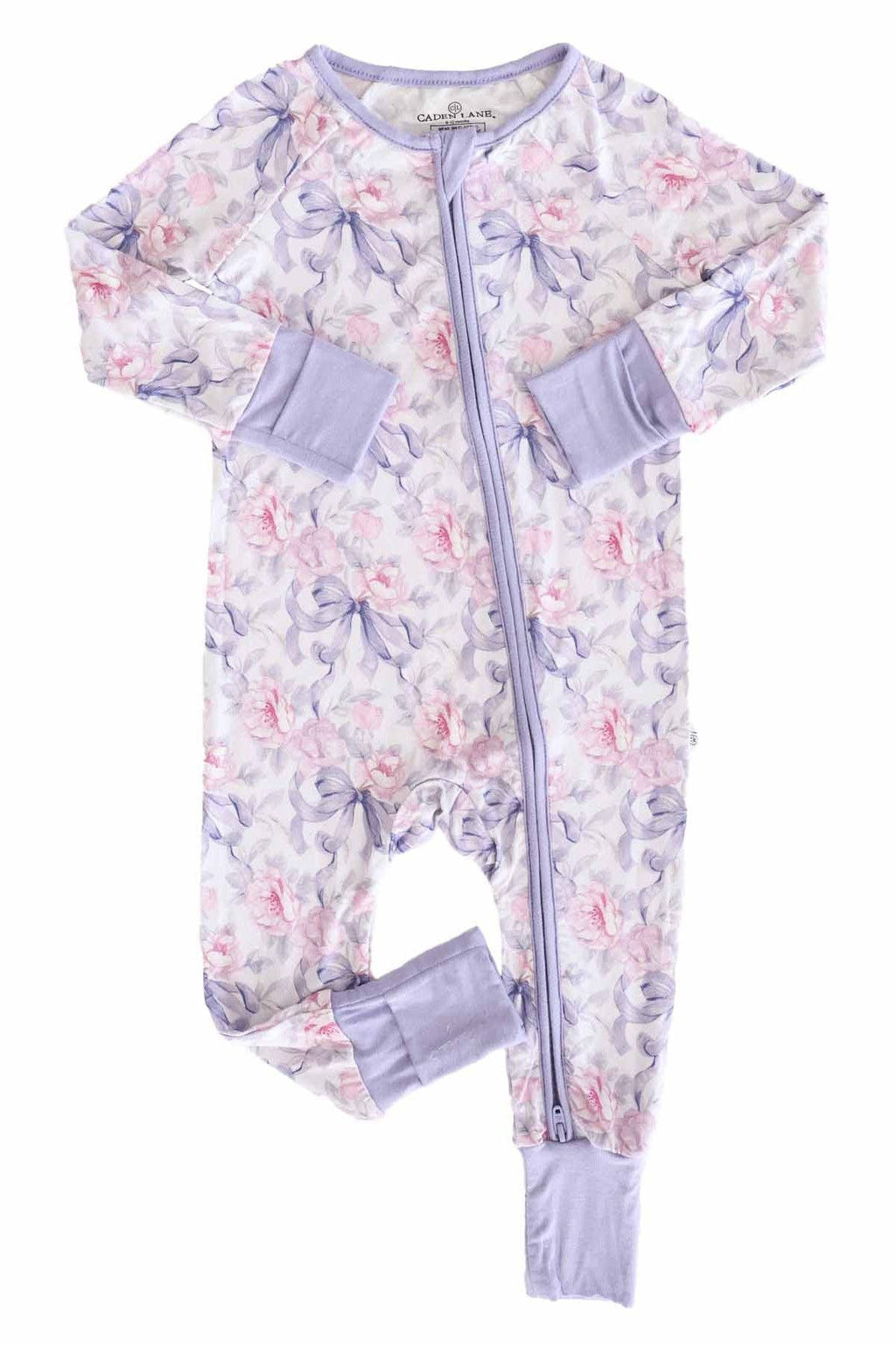 Leighton's Lavender Convertible Zip Romper: 6-12 months
